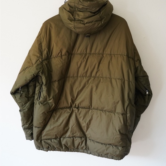 orage down jacket Green WorM Hoody Men’s Size XL - Picture 7 of 11